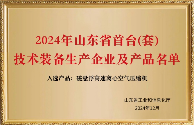 2024年山東省首臺(套)技術(shù)裝備生產(chǎn)企業(yè)及產(chǎn)品名單